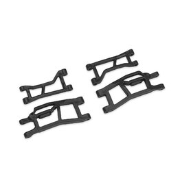 Traxxas Suspension arms, front (upper (2) lower (2)), black