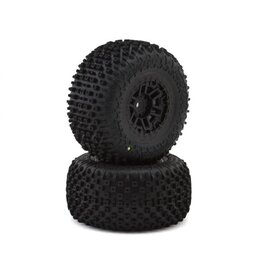 JConcepts Choppers Pre-Mounted Tires for Traxxas® Mini XRT™ (2) (Yellow)