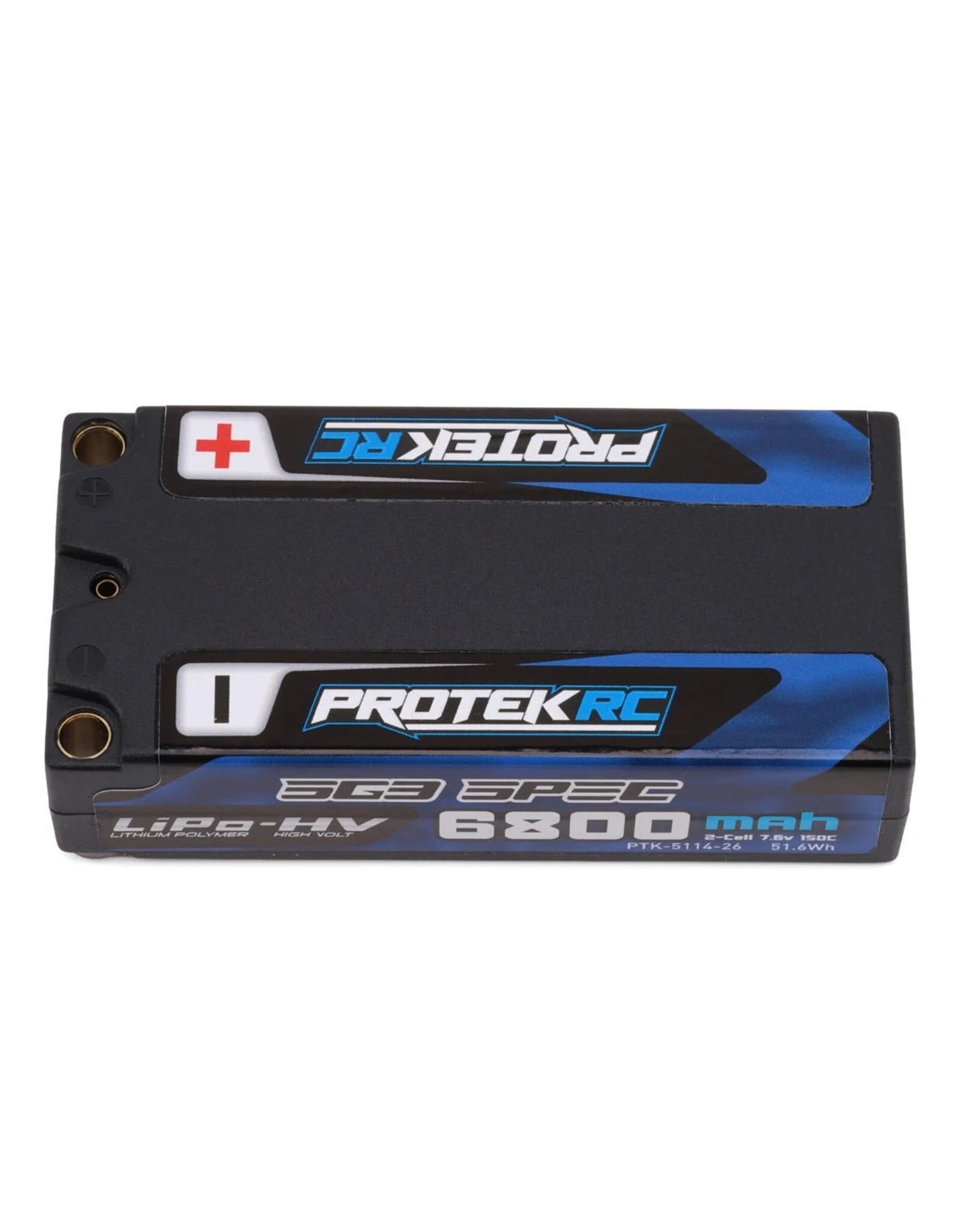 Protek RC 2S 150C Low IR SG3 HV Shorty LiPo (7.6V/6800mAh) w/5mm