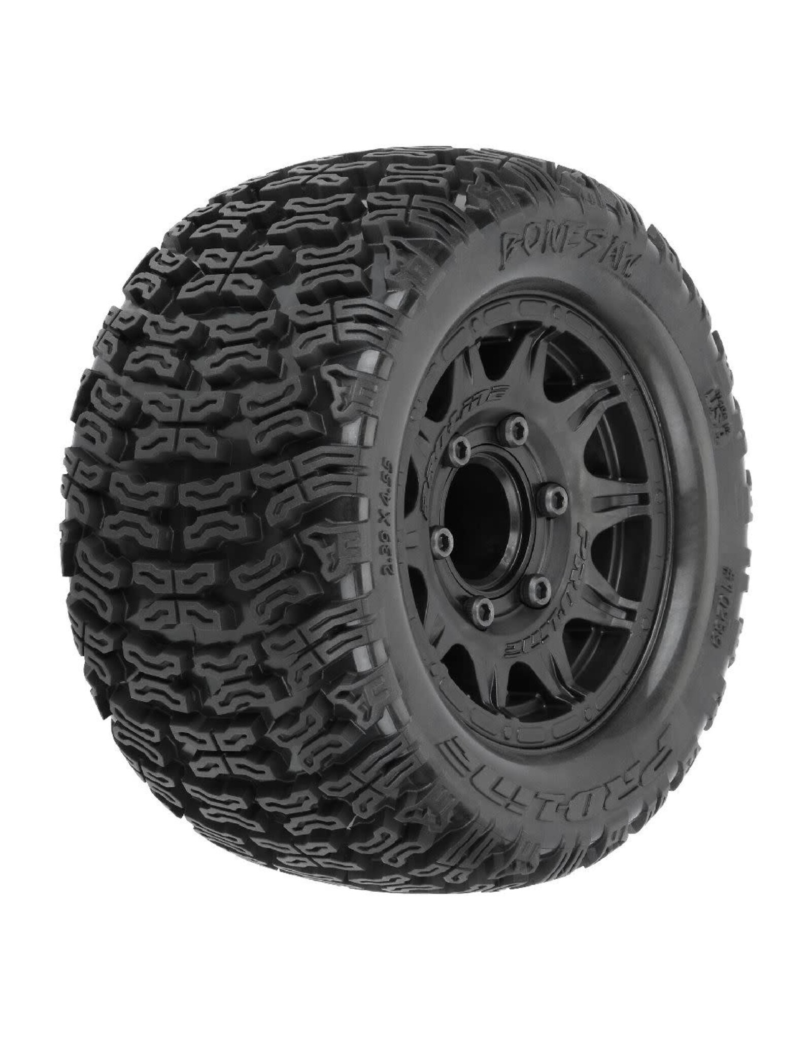 Pro-Line Bonesaw 2.8" Tires on Rem Hex (12mm & 14mm) Wheels (2)