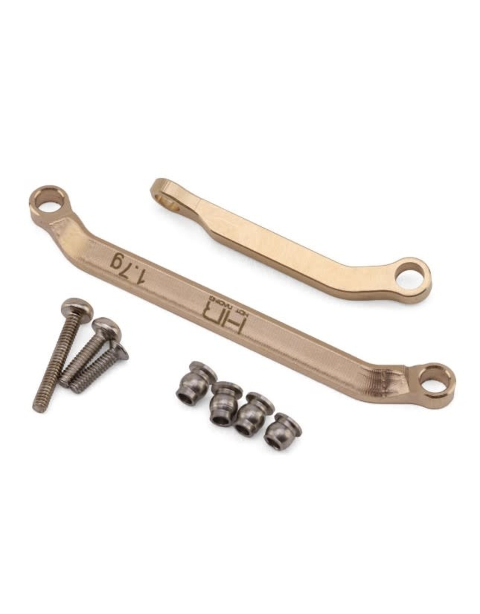 Hot Racing Axial SCX30 Brass Steering Link Set (1.7g)