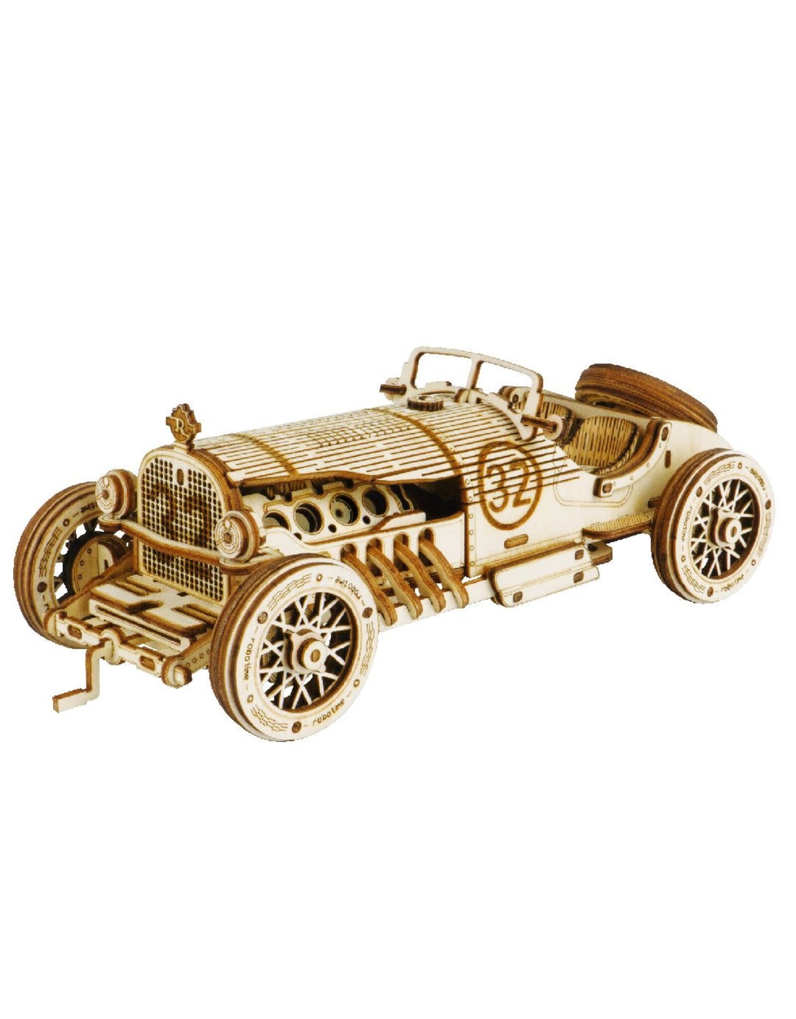 ROKR Grand Prix Car Scale Model 3D Wooden Puzzle