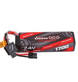 Gens Ace G-Tech 1700mAh, 2S1P 7.4V 35C LiPo Hard Case GROM