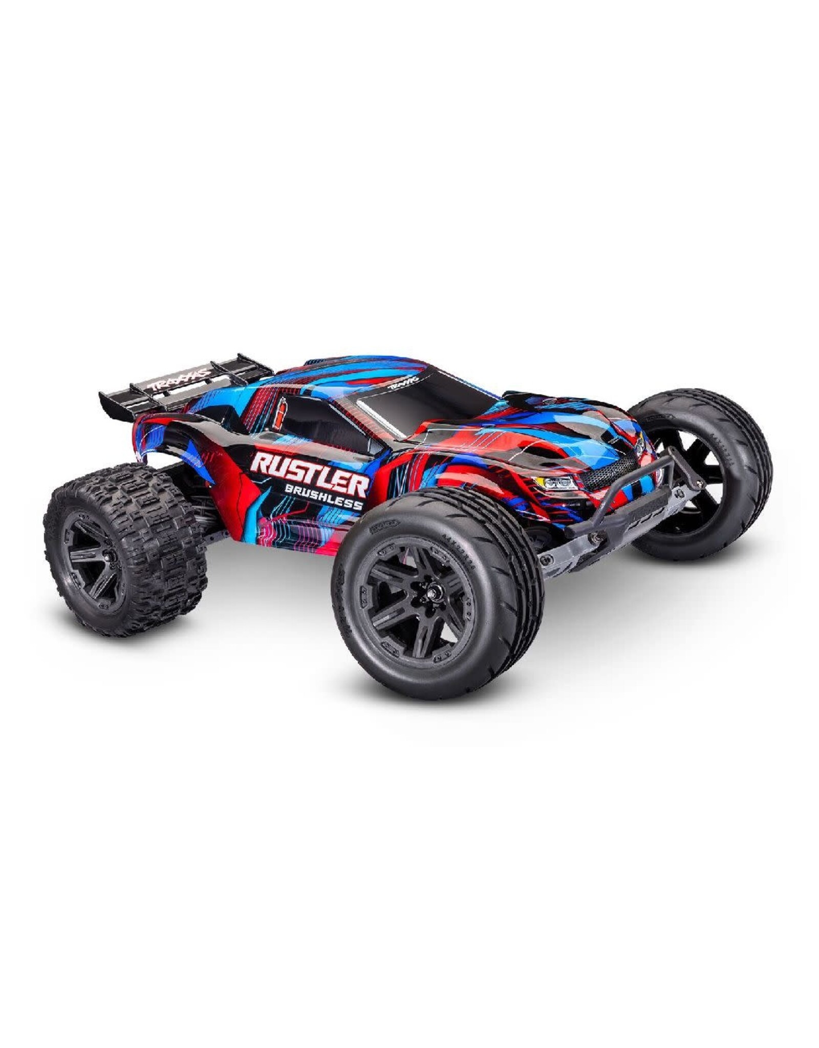 Traxxas 1/10 Rustler HD VX3 BL 2WD RTR - Red