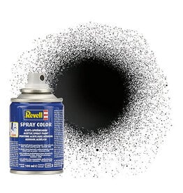 Revell Black gloss spray paint 100ml
