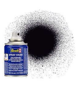 Revell Black mat spray paint 100ml