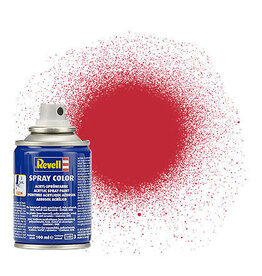 Revell Carmin Red mat spray paint 100ml