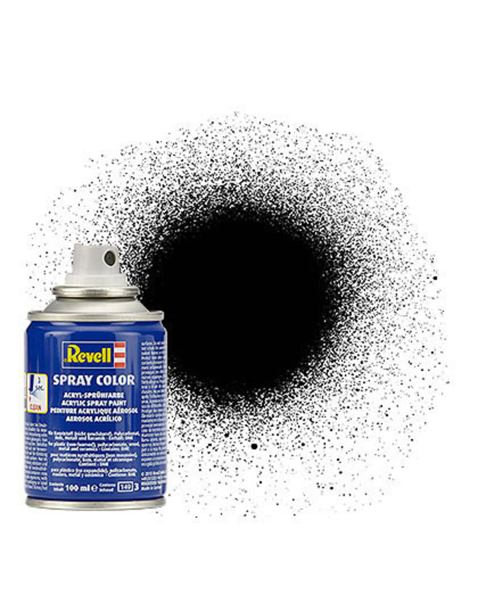 Revell Black Silk spray paint 100ml