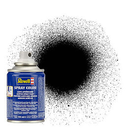 Revell Black Silk spray paint 100ml