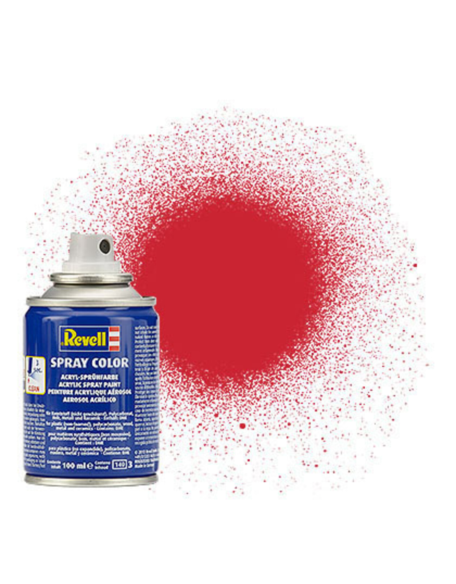 Revell Fiery Red Silk spray paint 100ml