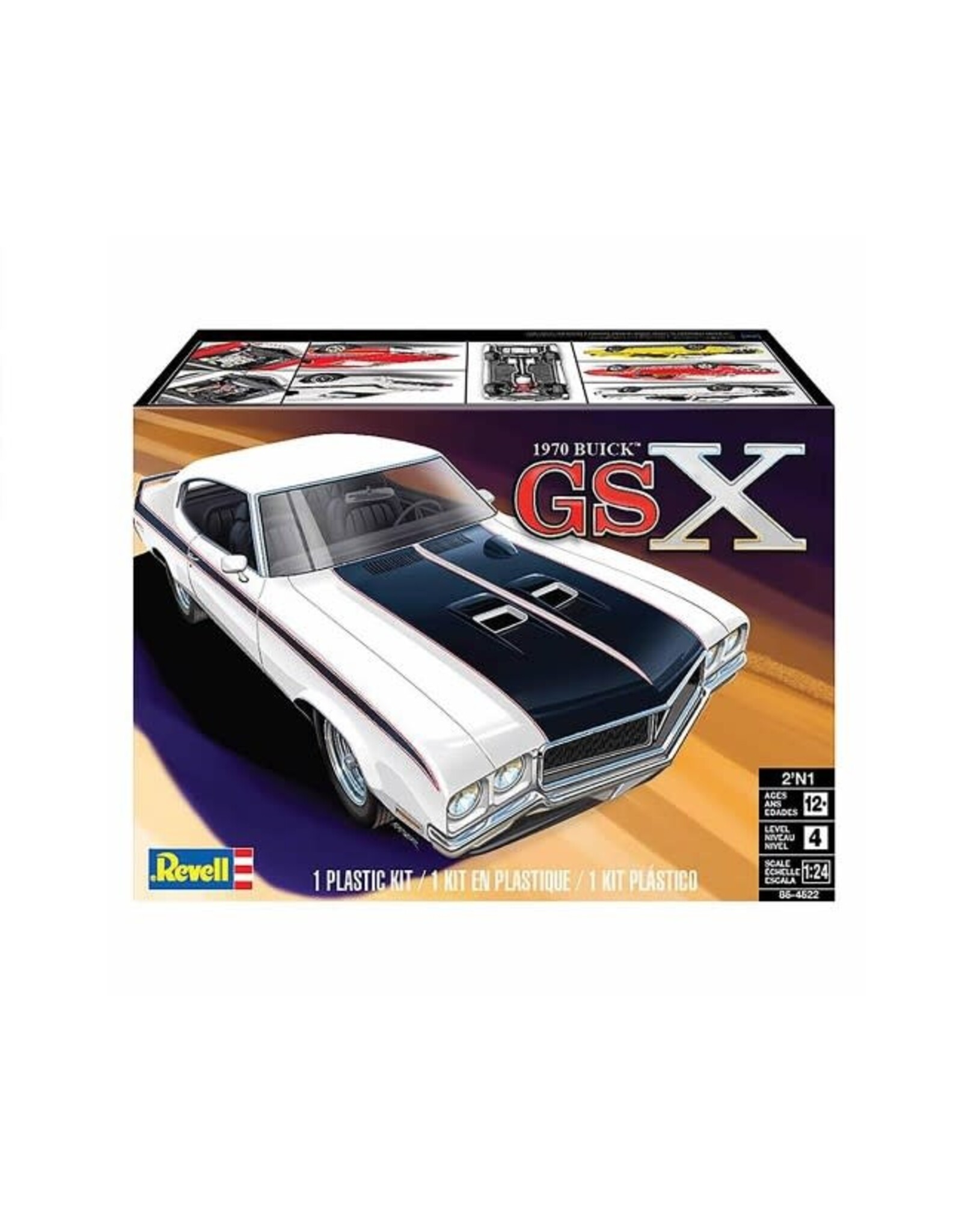 Revell Monogram 1/24 70 Buick GSX 2N1 Model Kit