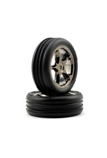 Traxxas Traxxas Tires & wheels Tracer 2.2" Black Chrome