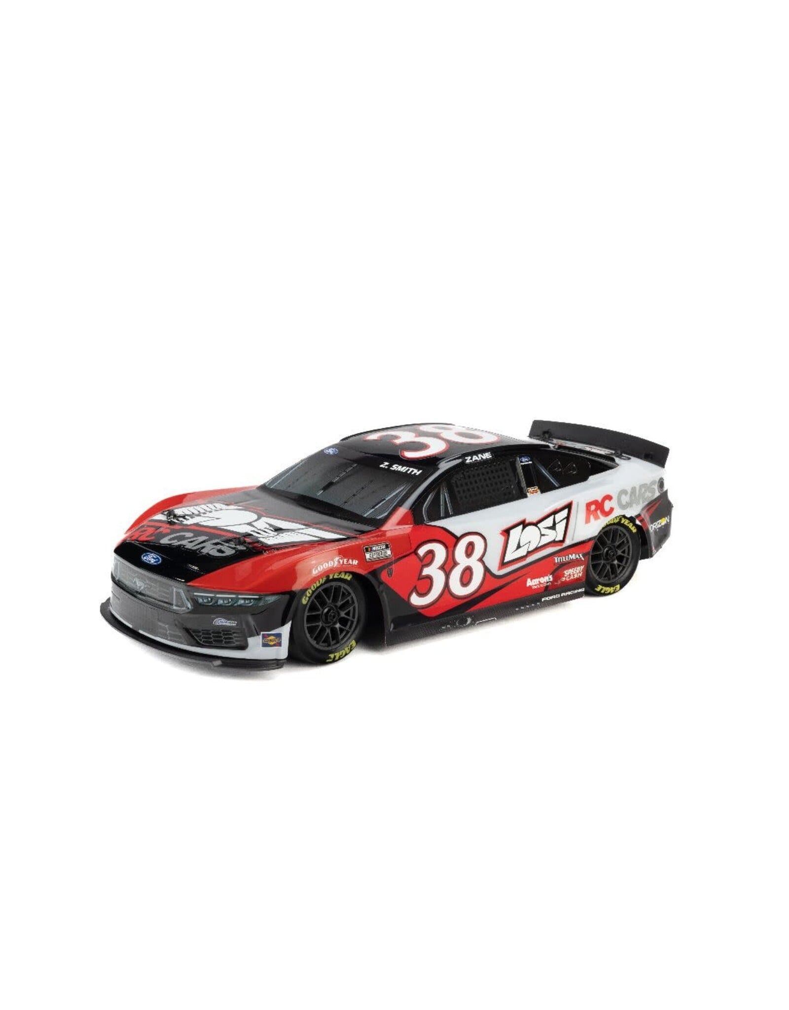 Losi 1/12 NASCAR Zane Smith #38 2026 Ford Mustang 2S AWD RTR