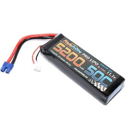 Power Hobby 3S 11.1V 5200mAh 50C LiPo Battery EC3