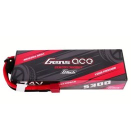 Gens Ace G-Tech 5300mAh 2S1P 7.4V 60C Hardcase LiPo w/Deans Plug