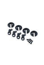 Traxxas Lower Spring Retainers - Slate Gray (4) / 2.5x10 CS (4)