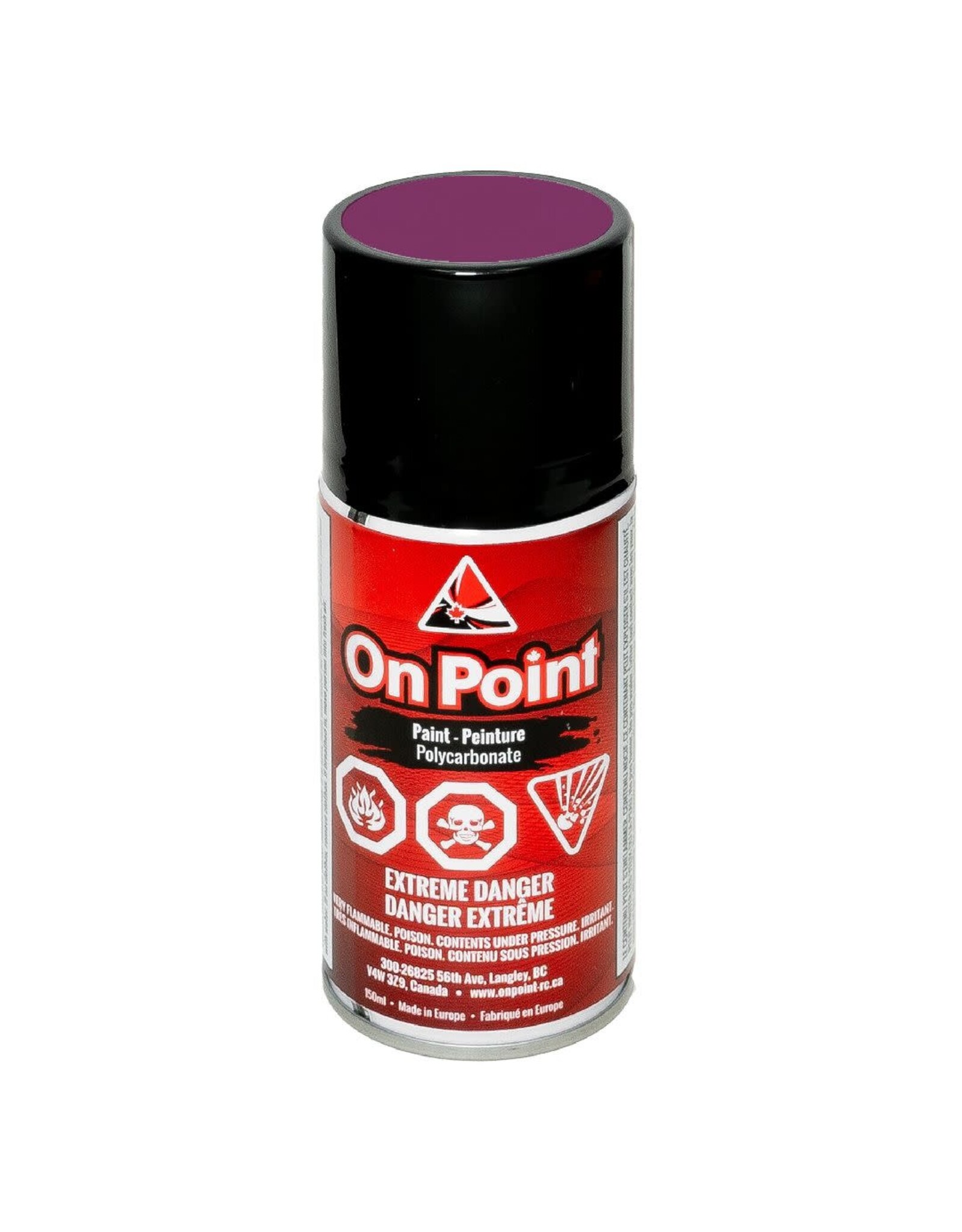 On Point 150ml RC Spray Paint - Fluorescent Purple