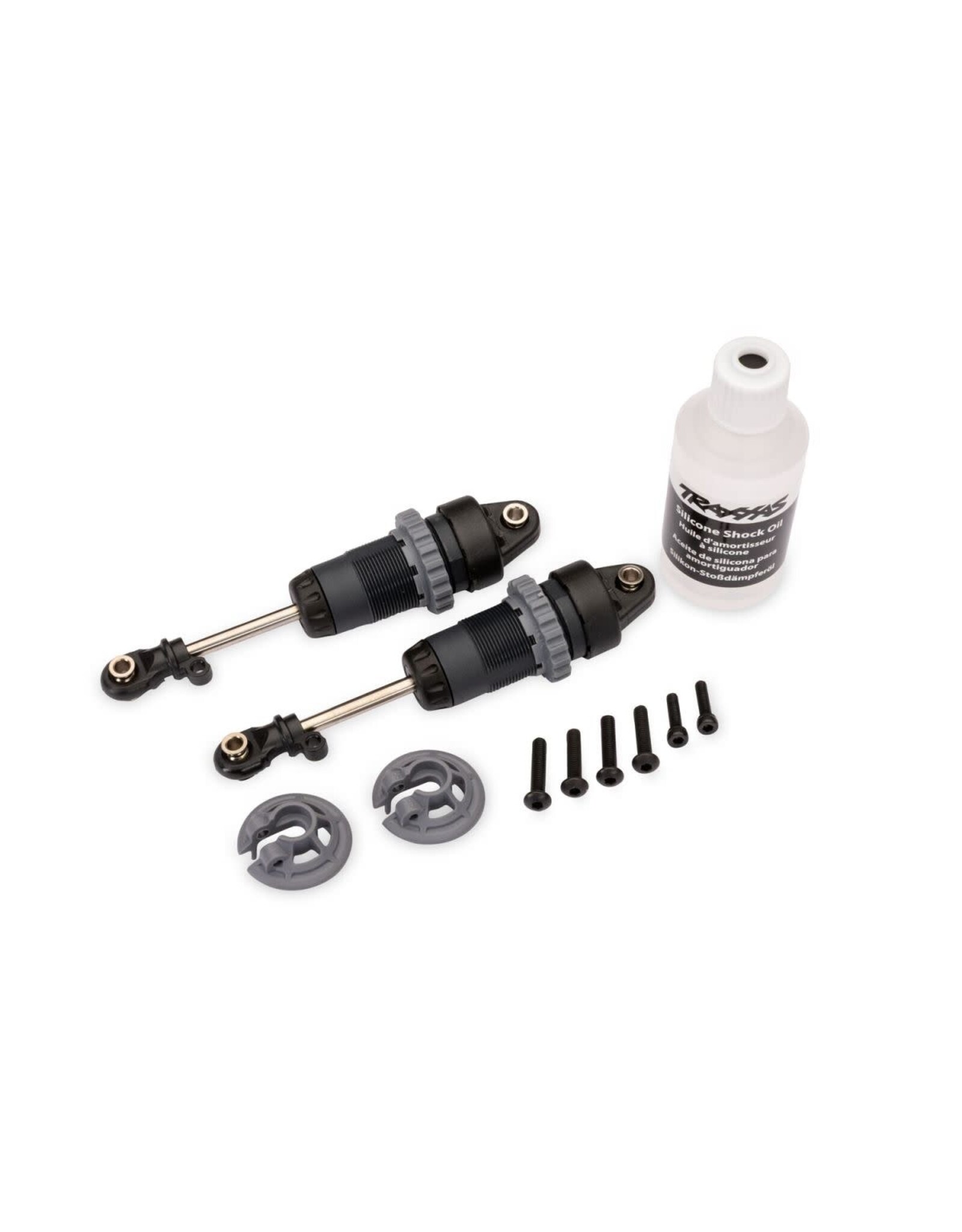 Traxxas Shocks, GTR Long - Steel Gray (2)