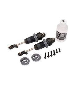 Traxxas Shocks, GTR Long - Steel Gray (2)