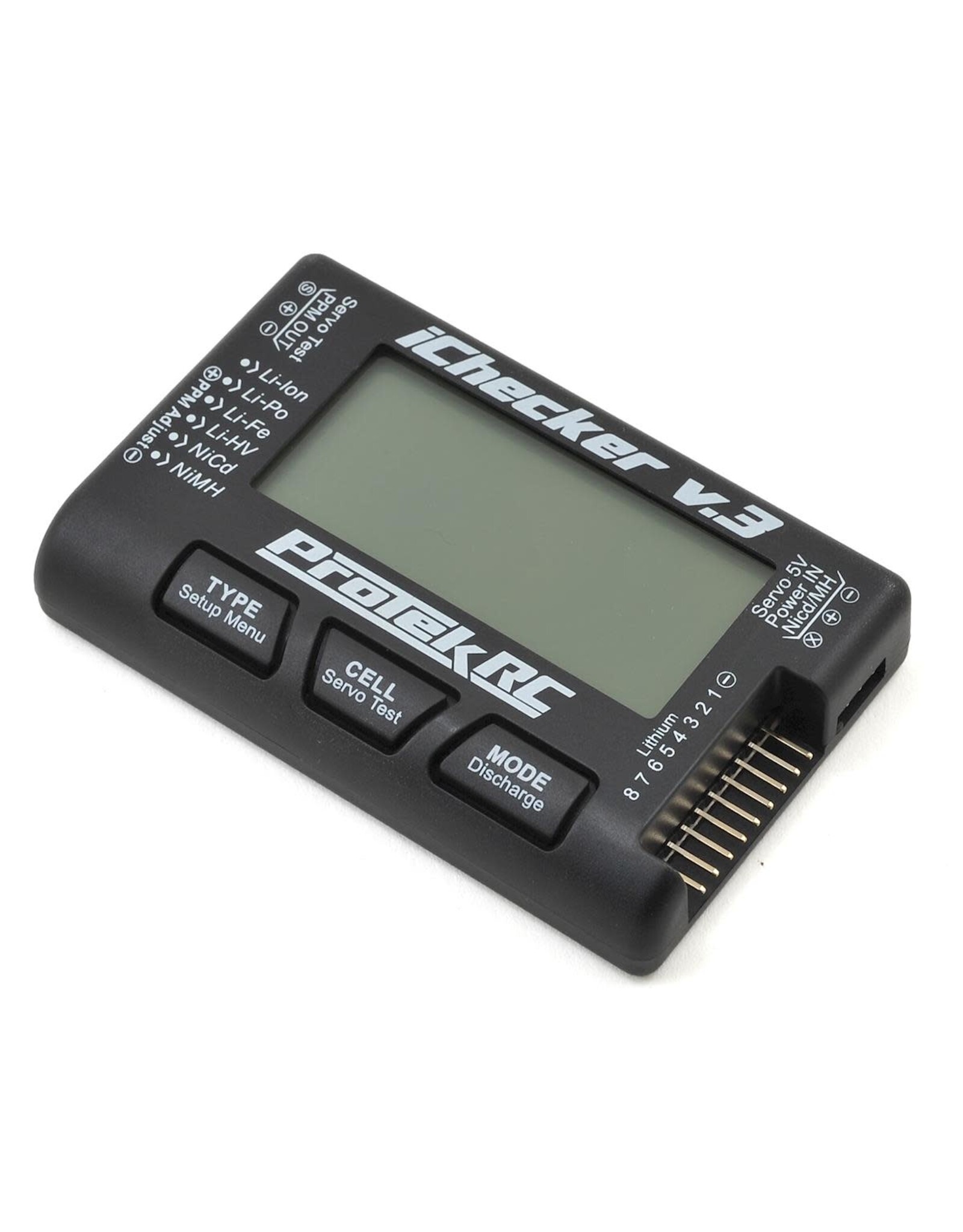 Protek RC "iChecker 3.0" LCD LiPo Battery Cell Checker (2-8S) w/Balance Discharging
