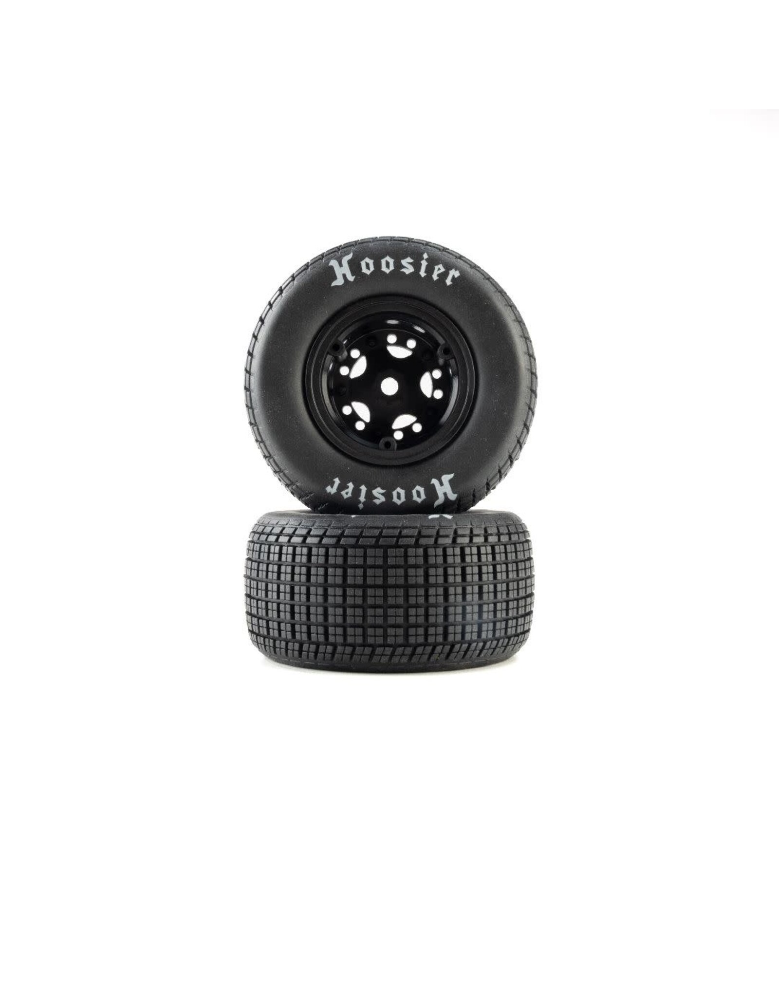 Losi 22S DLM Hoosier Tires Medium Mounted (2) - Black