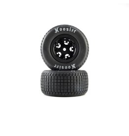Losi 22S DLM Hoosier Tires Medium Mounted (2) - Black