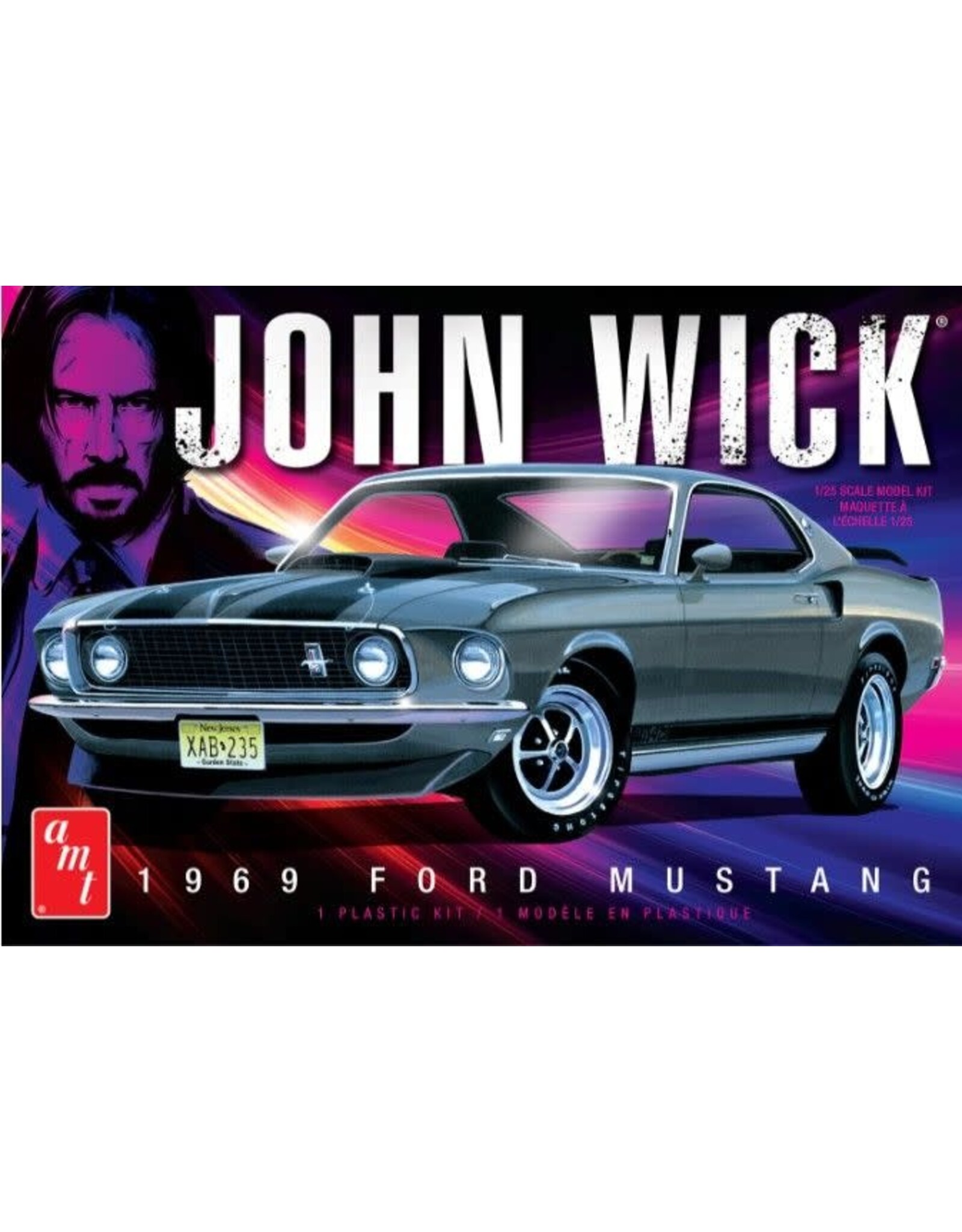 AMT 1/25 1969 Ford Mustang Mach 1 John Wick