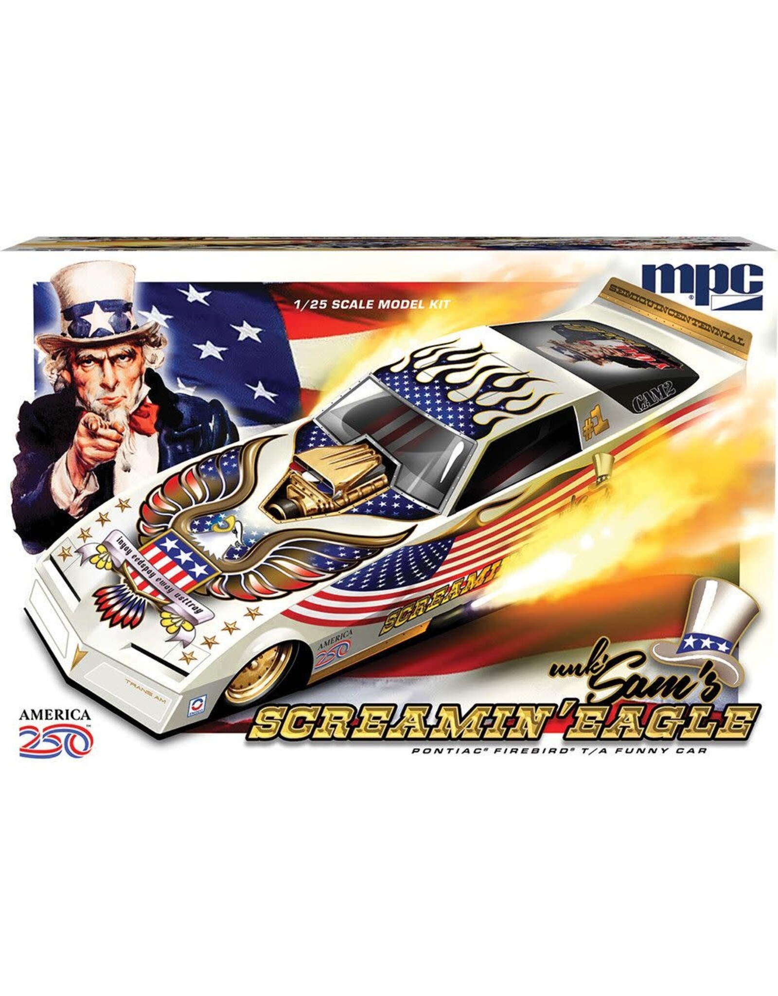 MPC Firebird Funny Car 250th USA Anniversary 1/25 Model Kit
