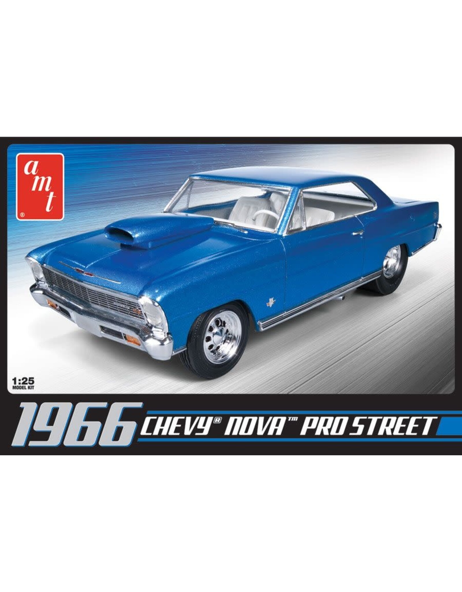 AMT 1/25 1966 Chevy Nova Pro Street Model Kit (Level 2)
