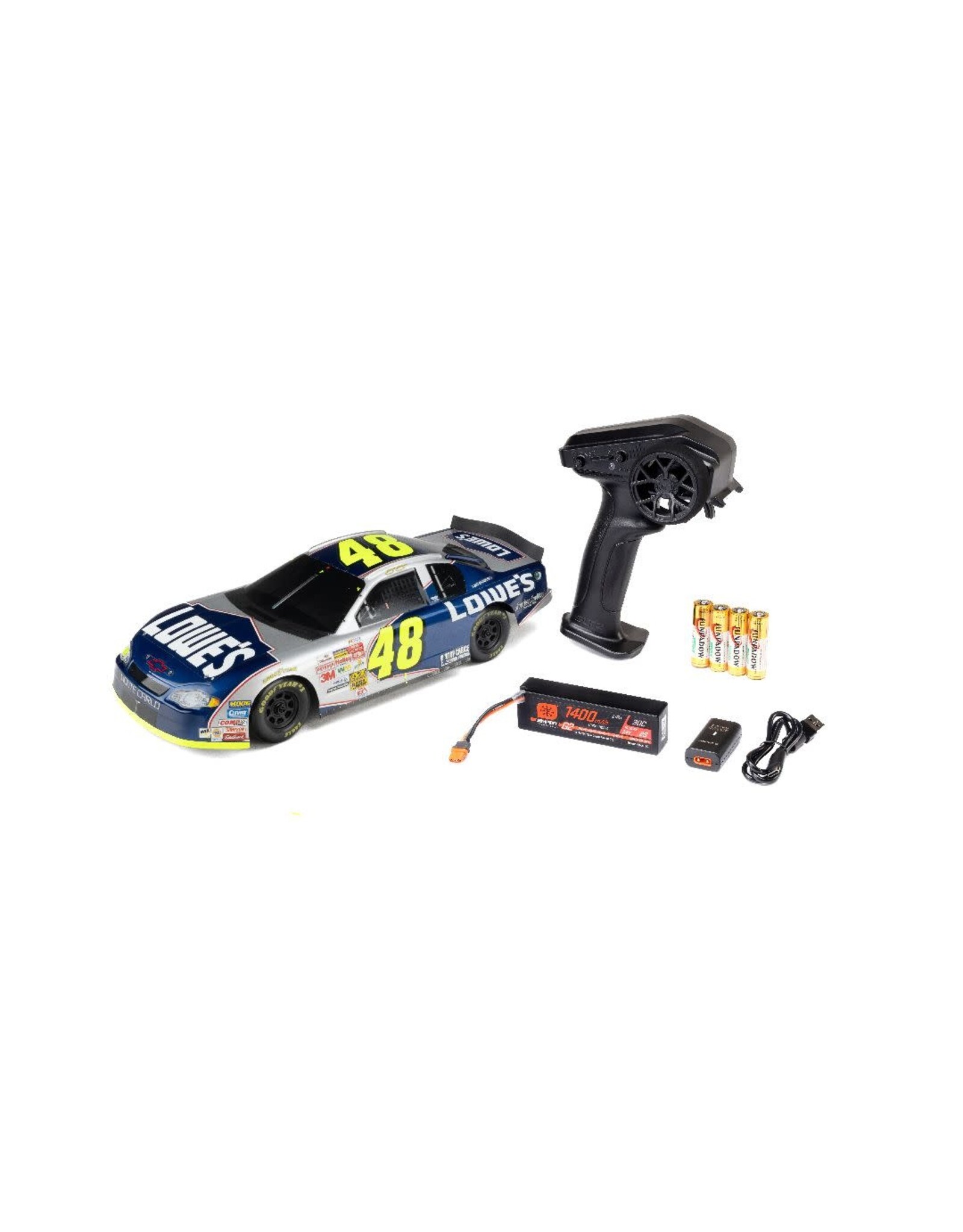 Losi 1/12 NASCAR Jimmie Johnson #48 Lowes Monte Carlo RTR