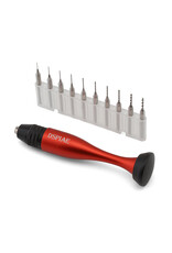 DSPIAE Chuck Hand Drill Set w/Tungsten Steel Bits (0.3-1.2mm)