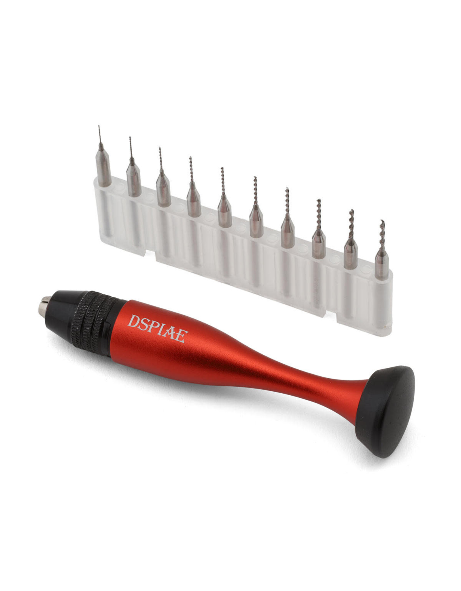DSPIAE Chuck Hand Drill Set w/Tungsten Steel Bits (0.3-1.2mm)