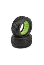 Whitz Racing Products Wideopen 2.2" Rear Buggy Dirt Oval Tires (2) (Medium) w/Foam Inserts