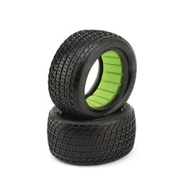 Whitz Racing Products Wideopen 2.2" Rear Buggy Dirt Oval Tires (2) (Medium) w/Foam Inserts