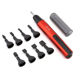 DSPIAE "Illusive Shadows" Reciprocating Sanding Pen Set (Red) w/Storage Case & USB-C Cable