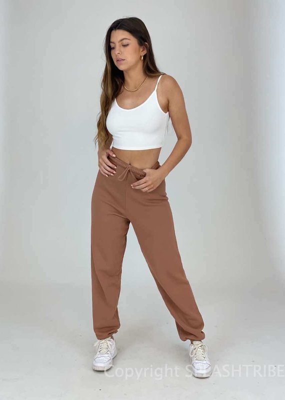 joah brown oversized jogger