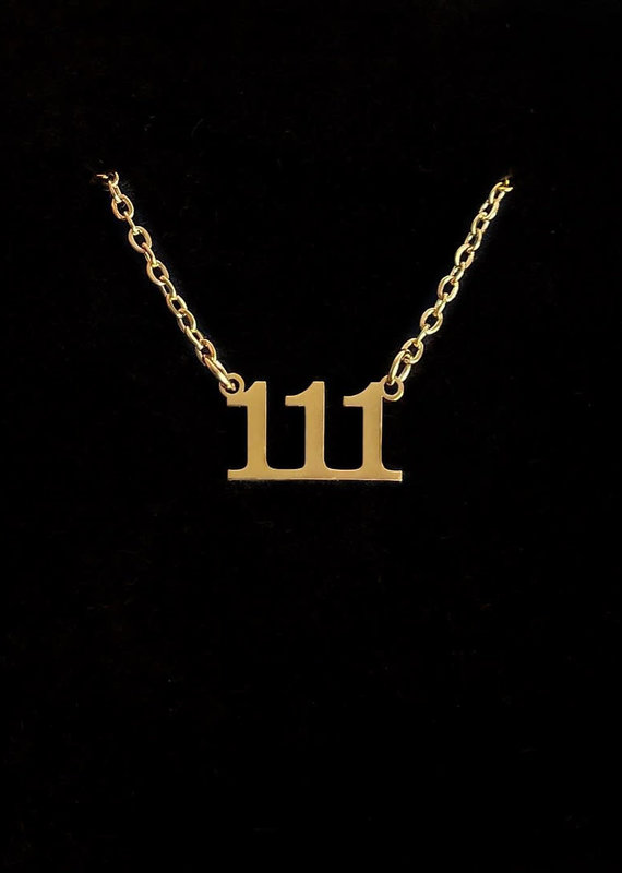 The Angel Numbers Necklace SS 111