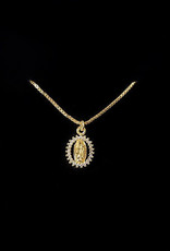 The Mini Pave Mary Necklace