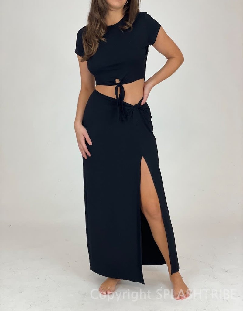 Laguna Maxi Skirt w/Knot