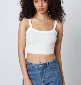 Layer Me Ribbed Crop Tank Top