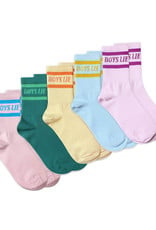 Boys Lie Party Pack Socks 5 Pack Multi S/M