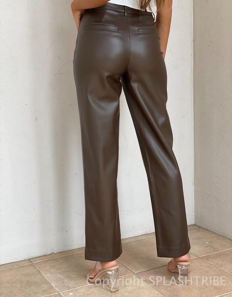 Vegan Leather Trouser