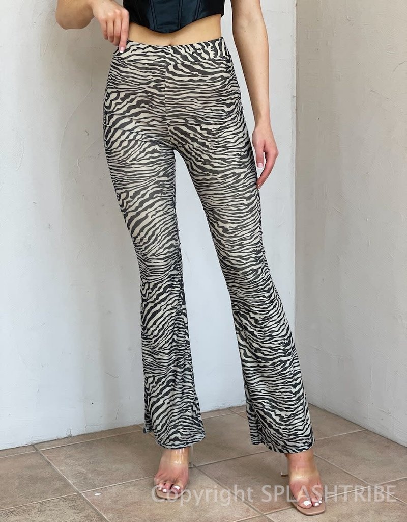 Zebra Mesh Pants