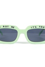 Indy Sunglasses It's Not Me, It's You Sunglasses Green