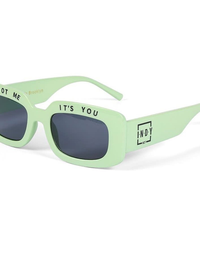 Indy Sunglasses It's Not Me, It's You Sunglasses Green