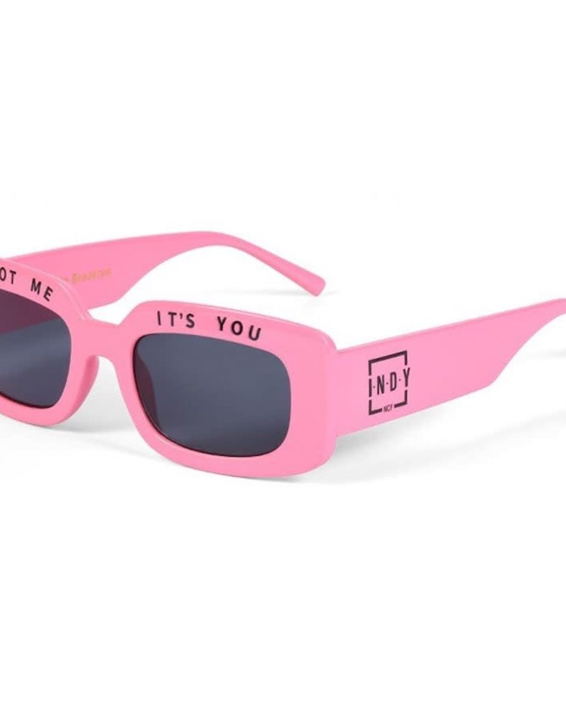 Indy Sunglasses It's Not Me, It's You Sunglasses Pink