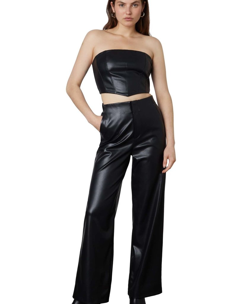 Bianca Faux Leather Trouser