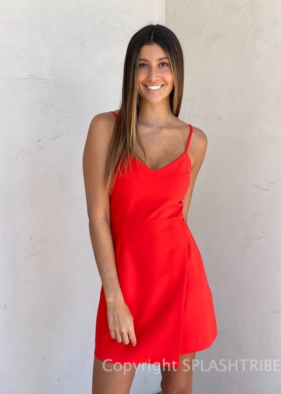 Whisper V Neck Dress w/ Envelope - P-138344