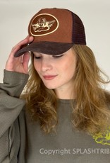 Old School Brown Corduroy Snapback Hat — Whoa Pony