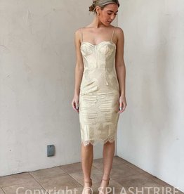 Katie May Banks Corset Midi Dress